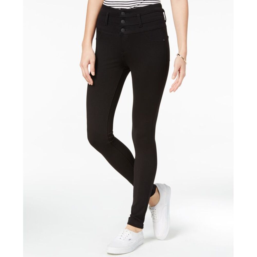 Juniors' High-Waist Skinny Ponte Pants